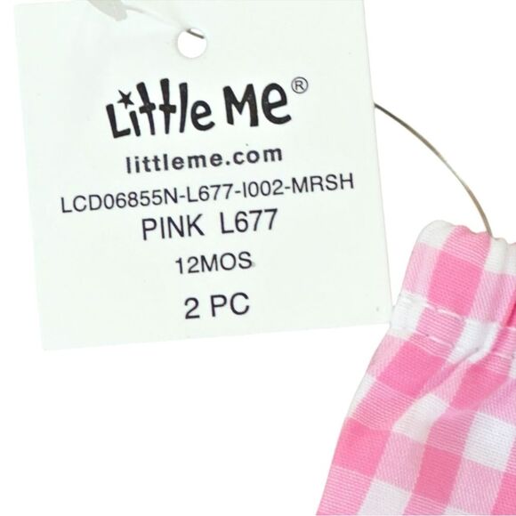 Little Me Baby Girls 2 Piece Pink & White
Matching Outfit Set. 12 Months. NEW. - Picture 4 of 7